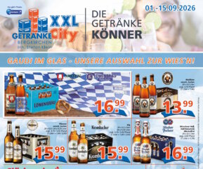 Werbeprospekt von Getränke City XXL Bergkirchen