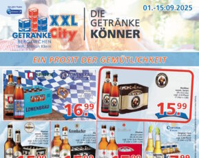 Werbeprospekt von Getränke City XXL Bergkirchen