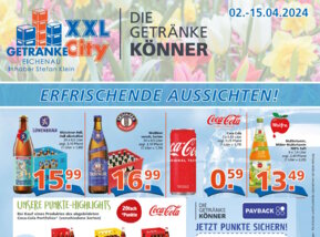 Werbeprospekt von Getränke City XXL Eichenau