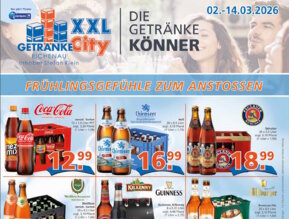 Werbeprospekt von Getränke City XXL Eichenau