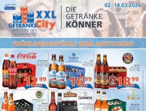 Werbeprospekt von Getränke City XXL Bergkirchen