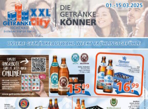 Werbeprospekt von Getränke City XXL Eichenau