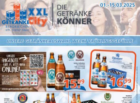 Werbeprospekt von Getränke City XXL Bergkirchen